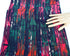 Pink and Green Stripe and Geometric Challis Woven Fabric 1 yard and 24 Inches